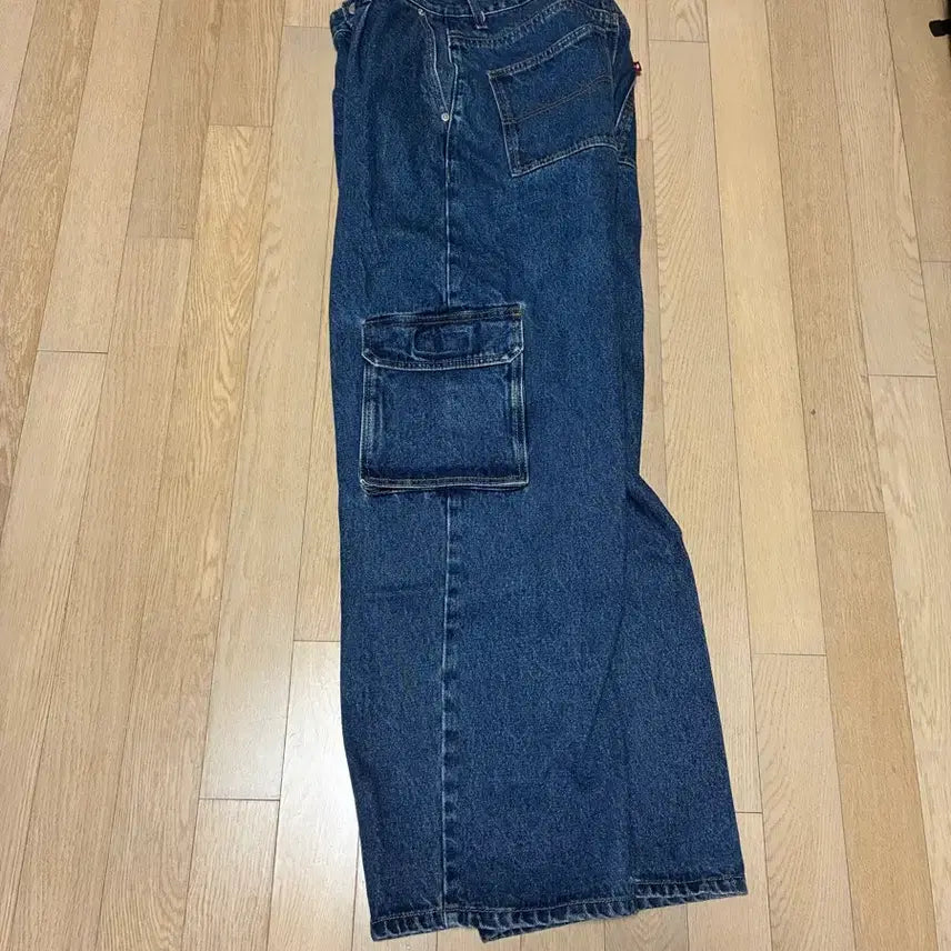 [BUNJANG] Fieldworker Denim Cargo Pants / 필드워커 데님 카고팬츠