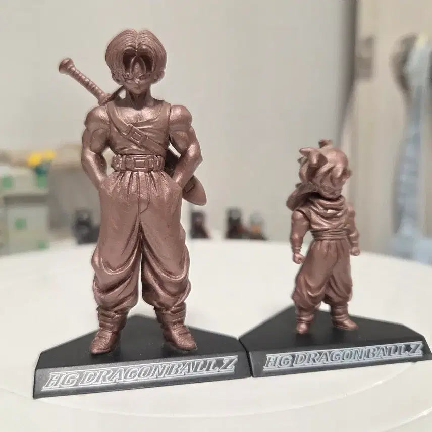 [BUNJANG] HG Dragon Ball Z Trunks &amp; Son Gohan Bronze Version 2 Figures (No Box) / HG 드래곤볼Z 트랭크스,손오반 2종(노박스)