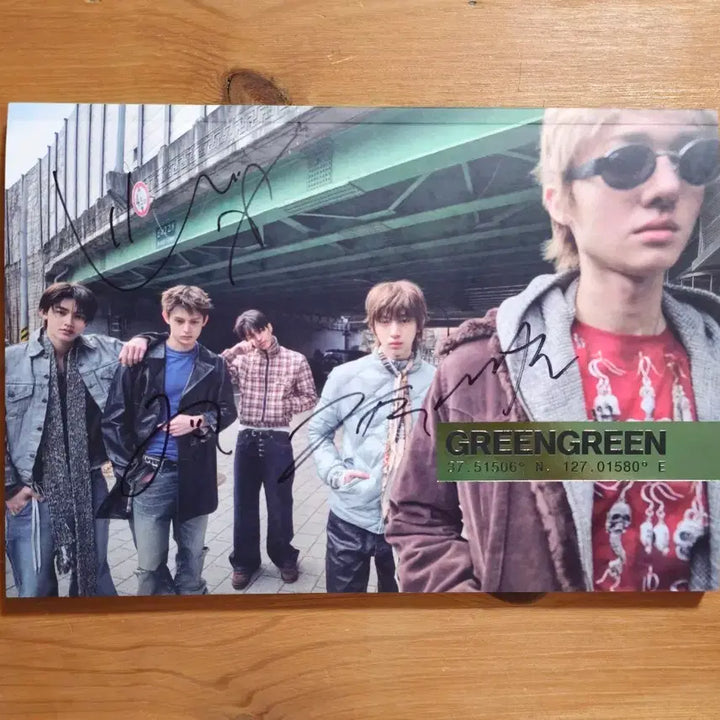 [BUNJANG] Cortis Greens Signed Album Photocard / 코르티스 그린그린 사인앨범