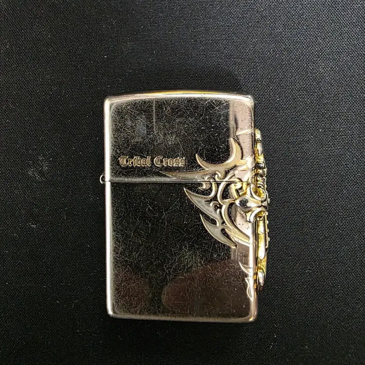 [BUNJANG] American Made Tribal Cross Design Zippo Lighter / 미국산 트라이벌 크로스 디자인 지퍼 라이터