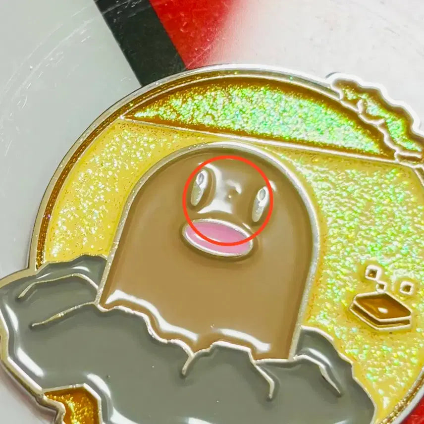 [BUNJANG] Pokemon 100 Random Badge Set 1 Diglett / 포켓몬 100 랜덤뱃지 1탄 - 디그다