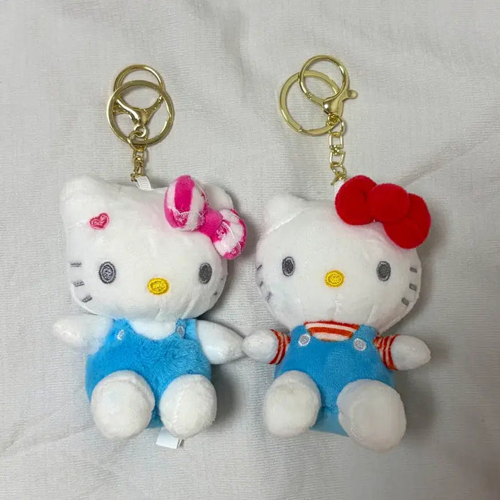 [BUNJANG] Hello Kitty Plush Charm Bundle Set / 일괄) 헬로키티 키티 뽑기 인형 키링 판매합니다.