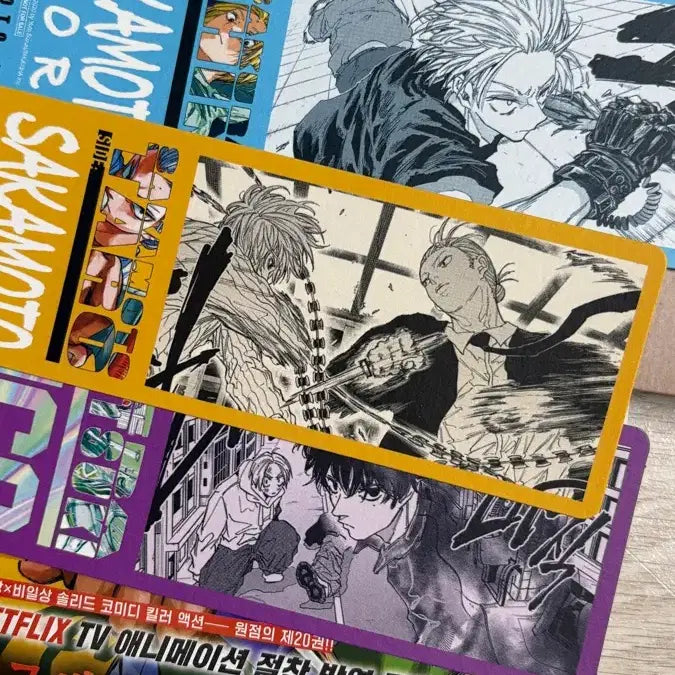 [BUNJANG] Sakomoto Days 3-Piece Bookmark Set / 사카모토 데이즈 책갈피 3종 세트