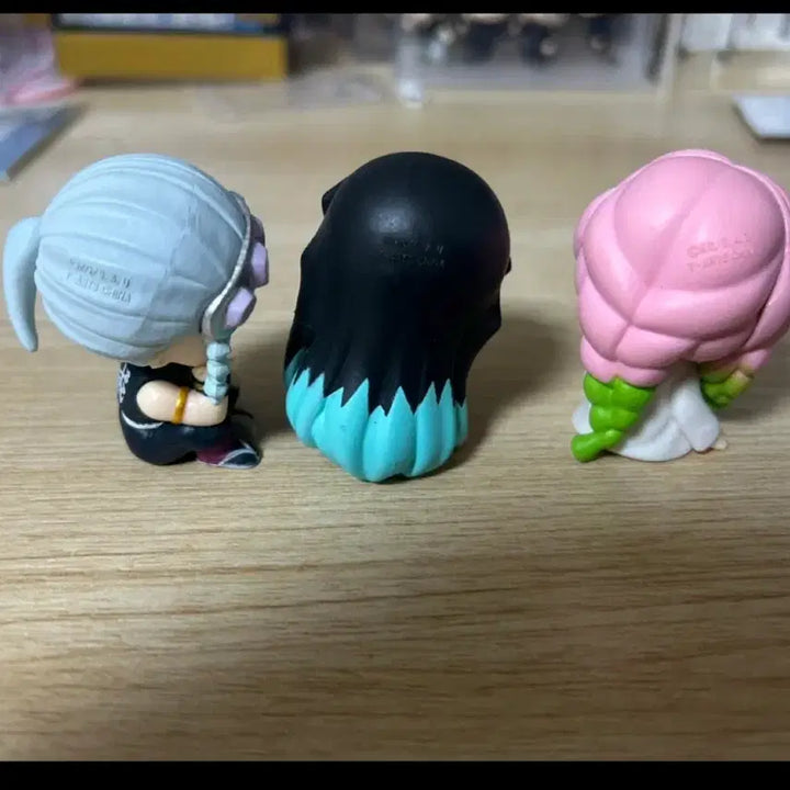 [BUNJANG] Demon Slayer: Kimetsu no Yaiba Shoulder-Bump Gacha Set (Muichiro, Mitsuri, Tengen) / 귀멸의 칼날 귀칼 꾸벅 어깨쿵 가챠 일괄 양도 판매 무이치로 미츠리 텐겐