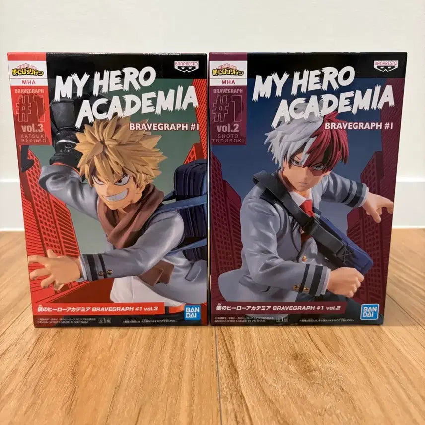 [BUNJANG] My Hero Academia Bravegraph Katsuki Bakugo &amp; Shoto Todoroki Bundle Set (Sealed) / 미개봉 일괄 히로아카 bravegraph 바쿠고 쇼토