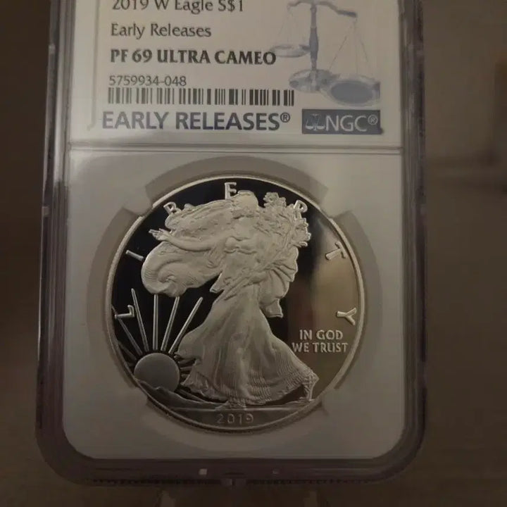 [BUNJANG] 2019 W Eagle Silver Coin PF69 Early Release Ultra Cameo / 2019 W 이글 은화 PF69 얼리 릴리스