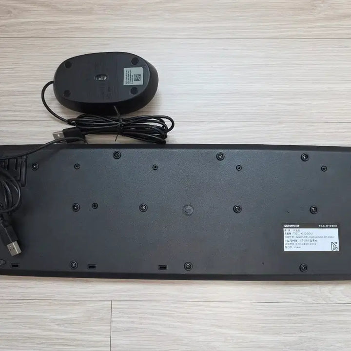 [BUNJANG] TG-Sambong Keyboard &amp; HP Wired Mouse Bundle / TG삼보 키보드, HP 마우스(유선)/거의새것/ 일괄