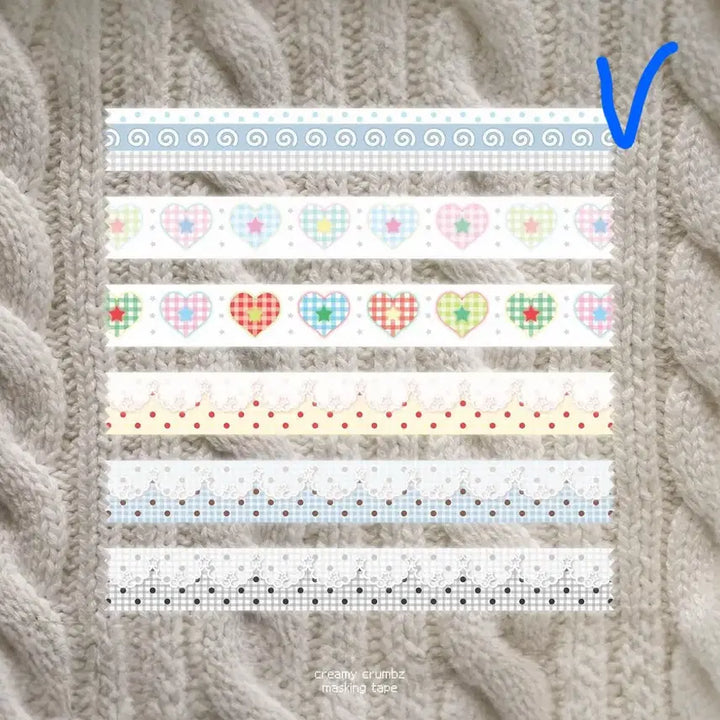 [BUNJANG] Creamy Crumbs Washi Tape Set / 크리미크럼즈 마테 2개 일괄