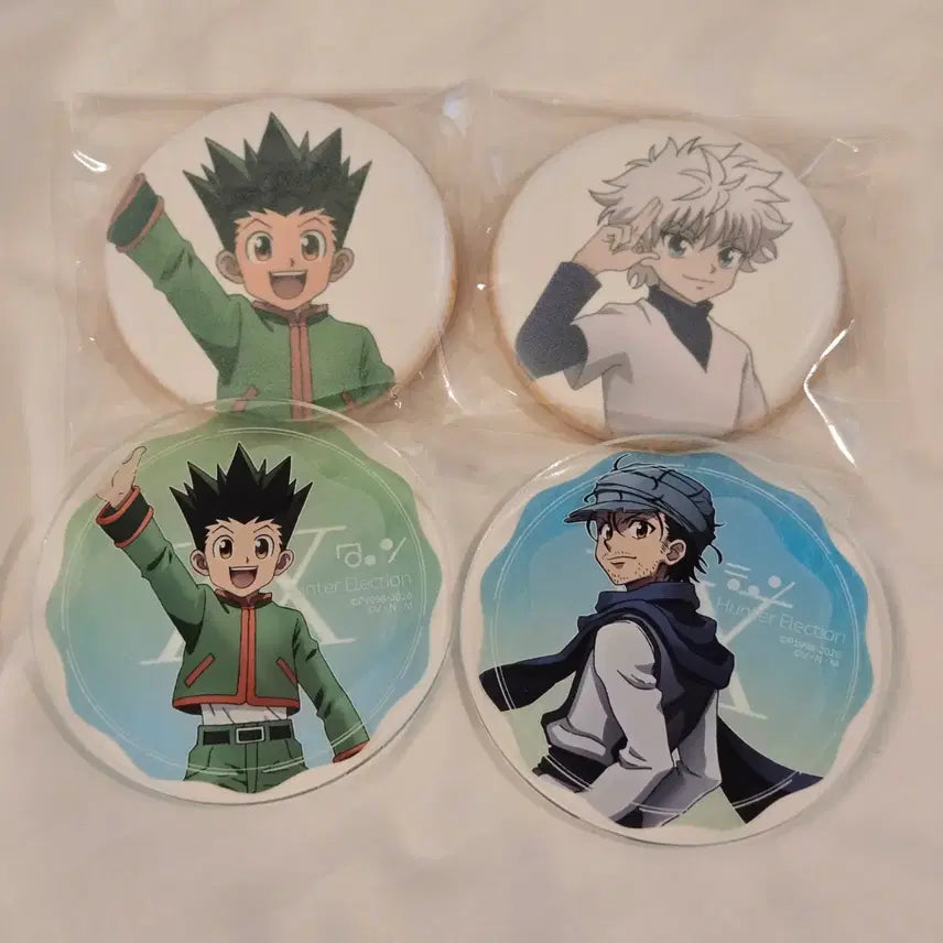 [BUNJANG] Hunter x Hunter Collaboration Cafe Acrylic Coaster + Cookie Set (Gon, Killua) / 헌터헌터 콜라보 카페 아크릴 코스터 + 쿠키 / 곤 키르아