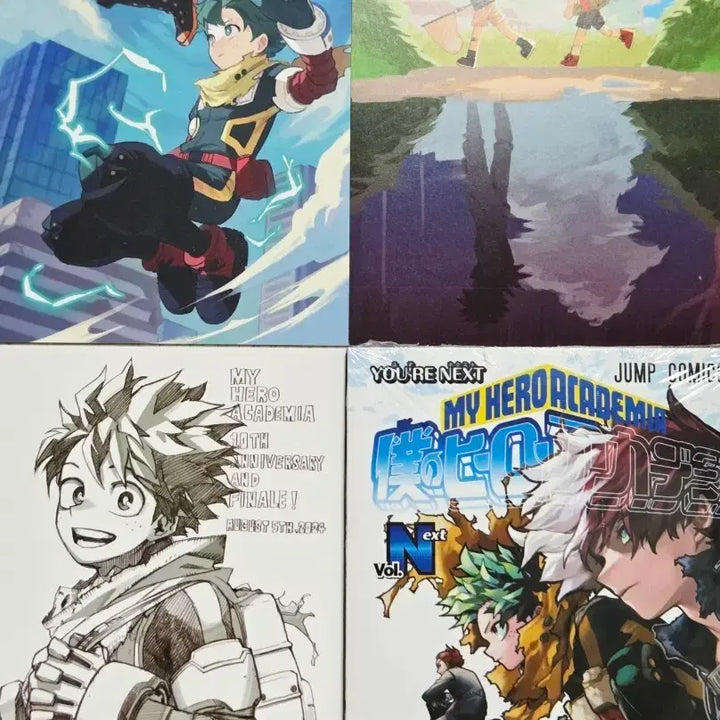 [BUNJANG] My Hero Academia Brochure and Acrylic Standee Set / 나의히어로아카데미아 히로아카 엽서 책자 아크릴 미도리야 바쿠고 토도로키