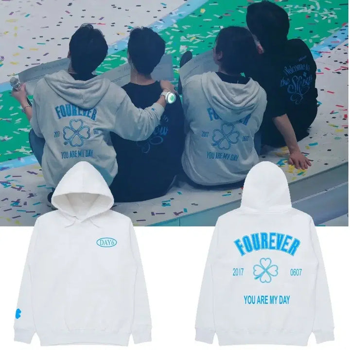 [BUNJANG] Day6 Forever Young Embroidered Hoodie Zip-Up / 오늘만 이 가격)데이식스 포에버영 자수 후드집업 실사O