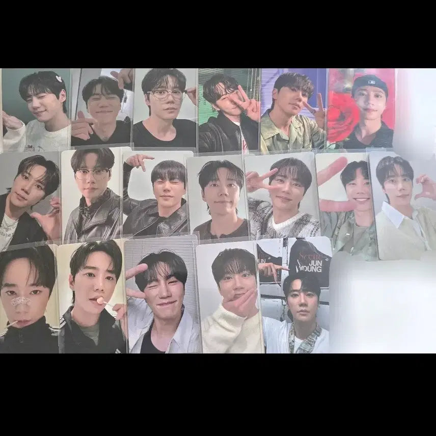 [BUNJANG] Lee Junyoung Fanmeeting Overseas Broadcast Adidas POB Bundle Set Photocard / 이준영포카 일괄판매 팬미팅 해외 공방 유앤비 금성제 아디다스 미공포 팬싸
