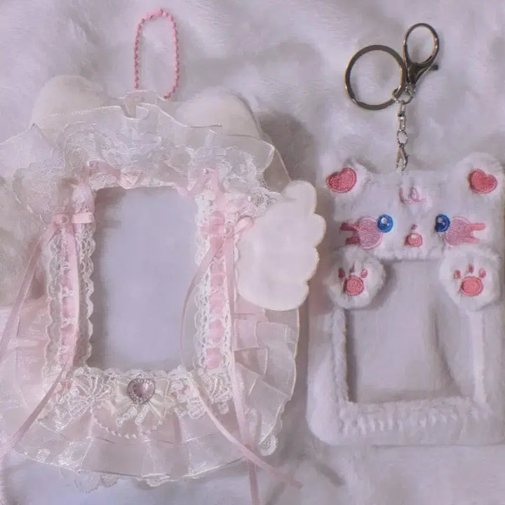 [BUNJANG] Lace Photocard Holder Bundle Set / 레이스 감성 탑로더 포카홀더 4종 일괄