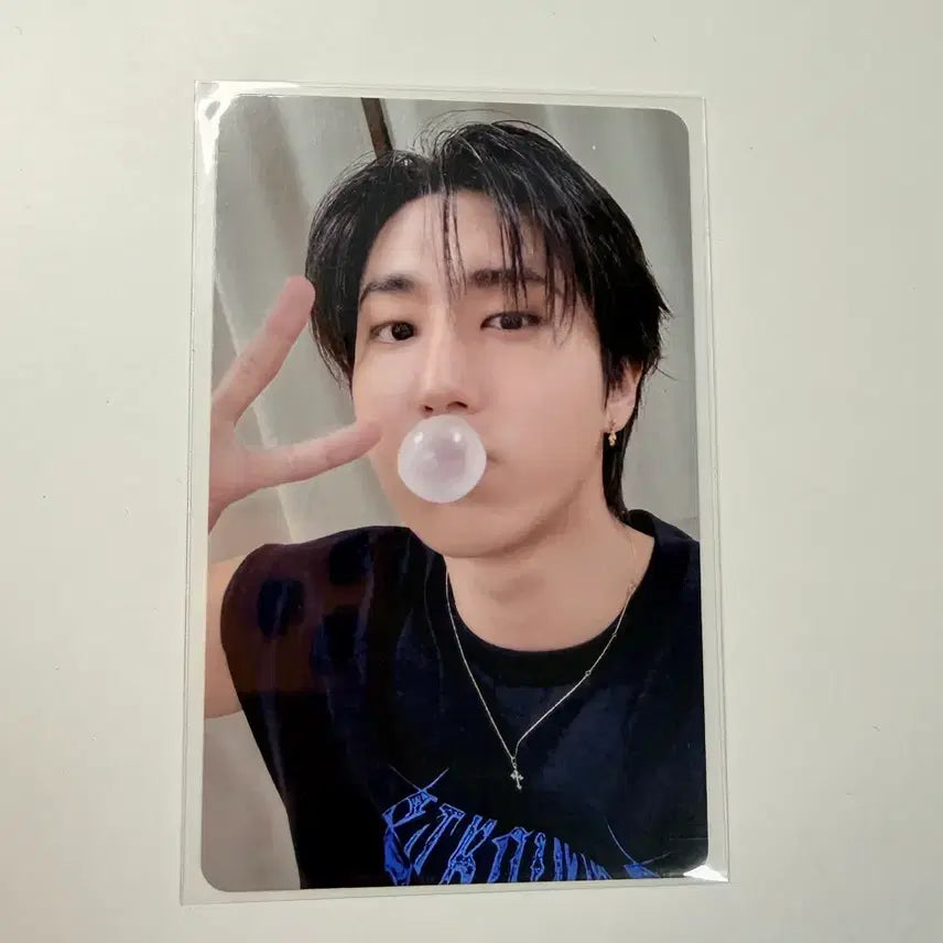 [BUNJANG] Stray Kids Karma Fanshop Accordion Balloon Gum Han Jisung Photocard / 스키즈 카르마 팬즈샵 아코디언 특전 풍선껌 한지성 포카