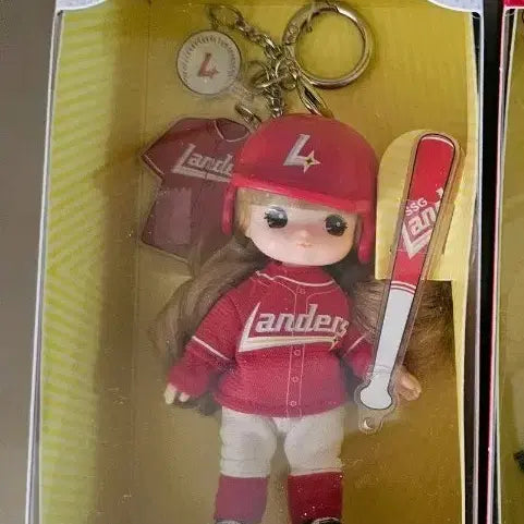 [BUNJANG] SSG Landers Little Mimi Batter Keyring / SSG 랜더스 리틀미미 키링 타자 미개봉 새상품