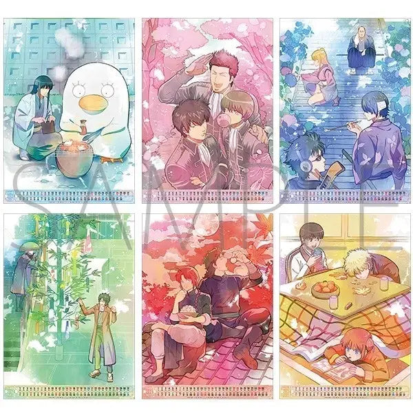 [BUNJANG] Gintama Anime Edition 2024 Calendar A2 / 은혼 애니판 24년 캘린더 A2(7장)