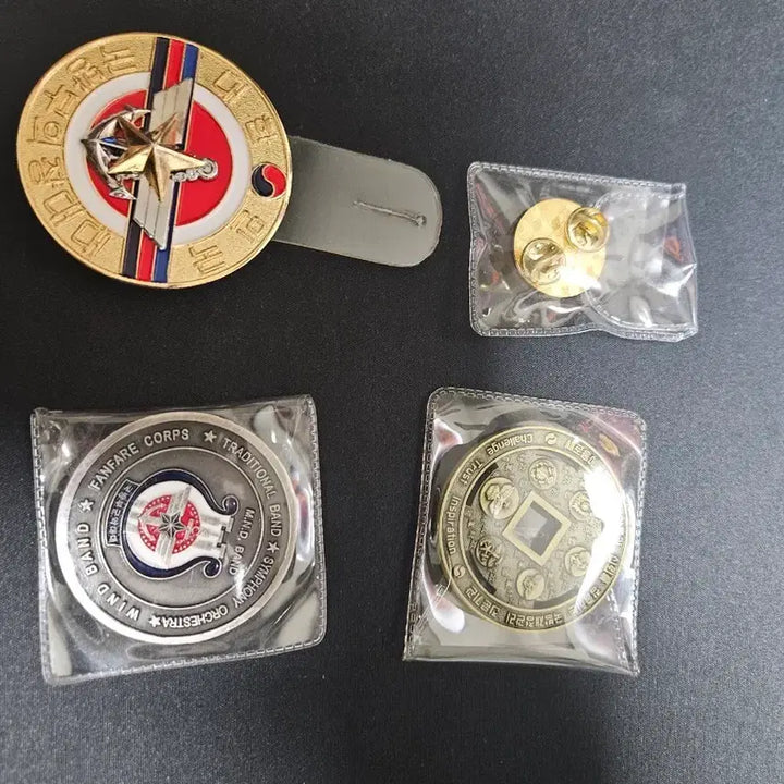 [BUNJANG] Military Band Commemorative Coin and Badge Set / 군대코인