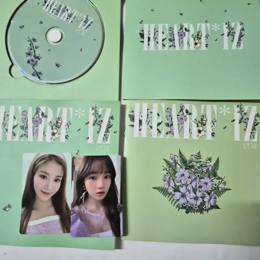 [BUNJANG] IZ*ONE HEART*IZ Autographed CD (Not for Sale) / (비매)아이즈원 HEART*IZ 전멤버 친필사인반cd 올려봅니다