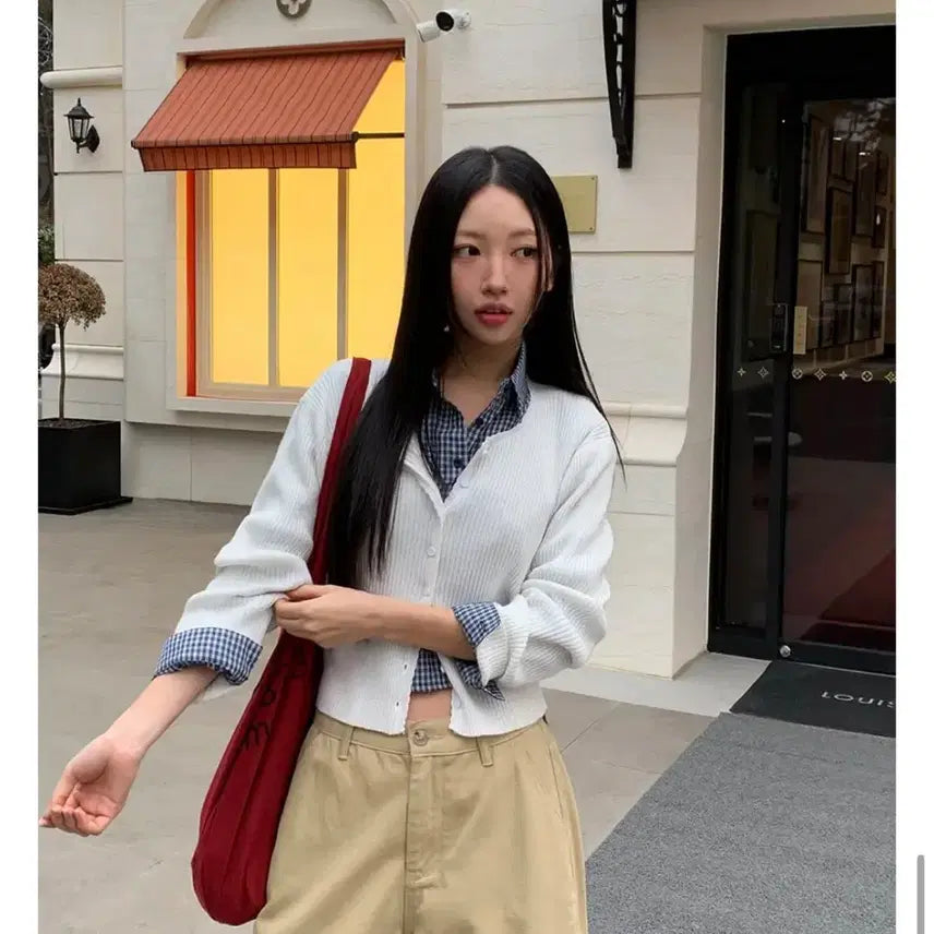 [SOLD OUT] 베이델리 메이드 푸딩 골지 프릴 니트 가디건
