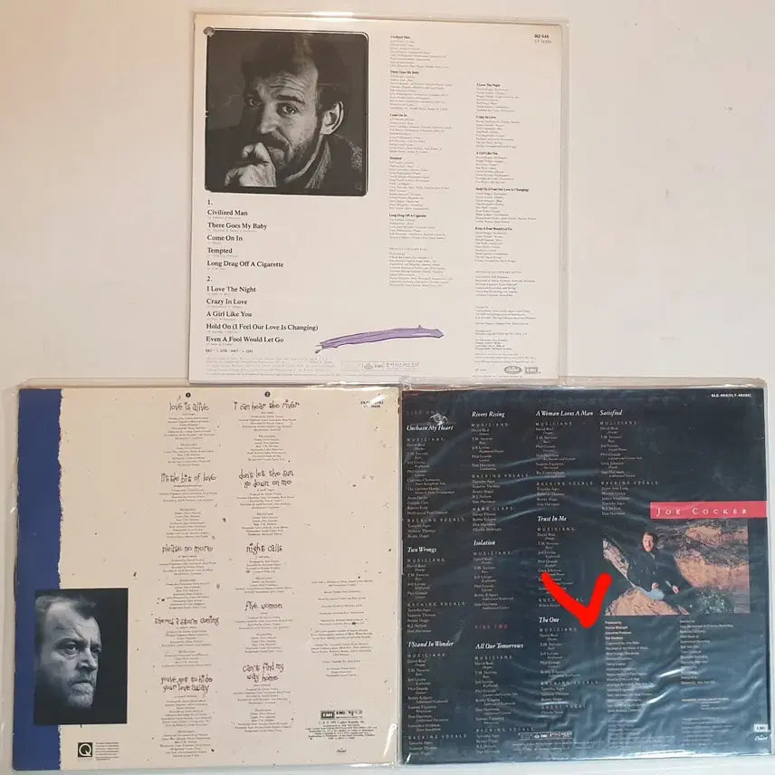 [BUNJANG] Joe Cocker 3x LP Bundle Set / 조 카커 LP 3장