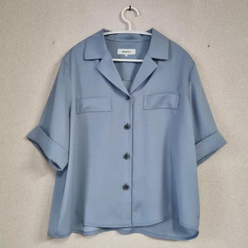 [BUNJANG] Beanpole Ladies Light Blue Blouse Size L / 25년 빈폴레이디스 블라우스 - 오늘 거래 시