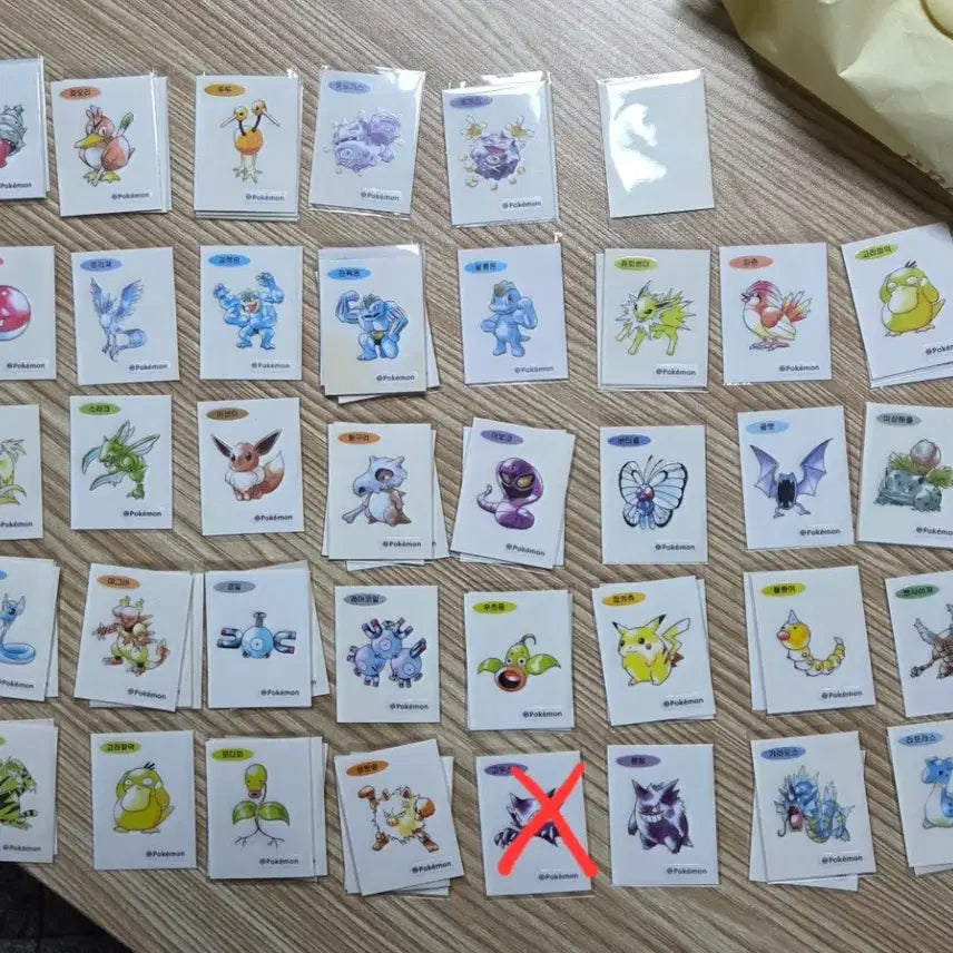 [BUNJANG] Pokemon Stickers (Tti Busil) / 포켓몬 띠부씰 팝니다
