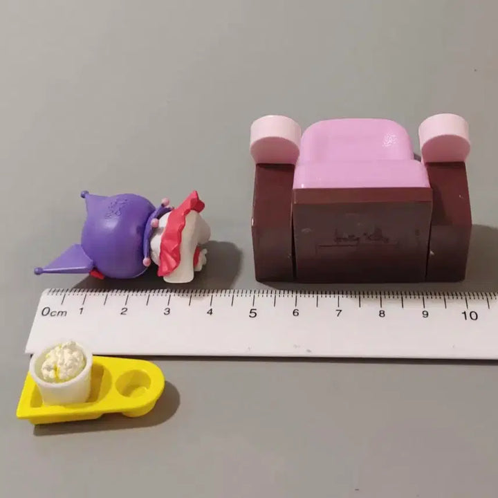 [BUNJANG] Sanrio Hello Kitty &amp; Pochacco Movie Theater Figure Set (6 Types) / 헬로키티 영화관 피규어 6종1세트 산리오 포차코 캐릭터 팝콘 무비