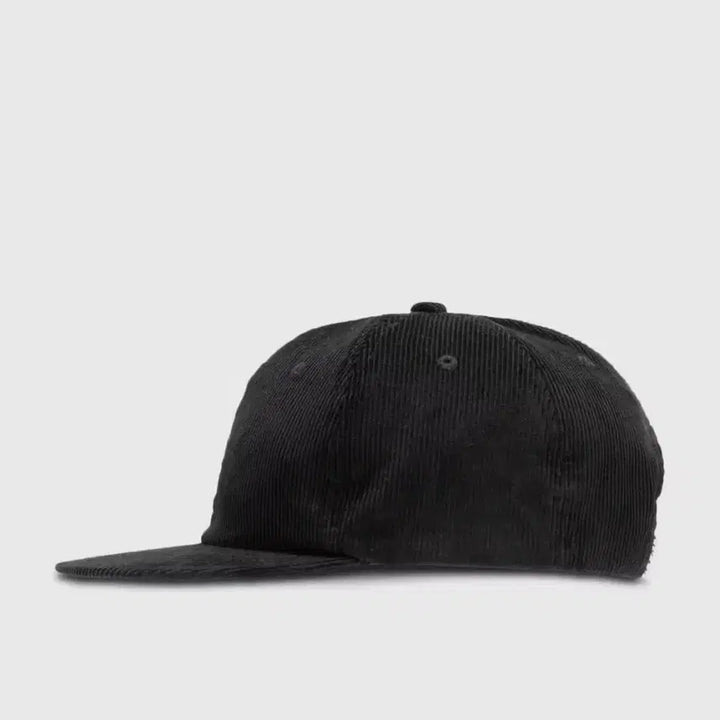 [BUNJANG] TAIKAN Black Corduroy Plain Ball Cap Snapback / TAIKAN 타이칸 블랙 코듀로이 무지 볼캡 모자 스냅백 스트랩백