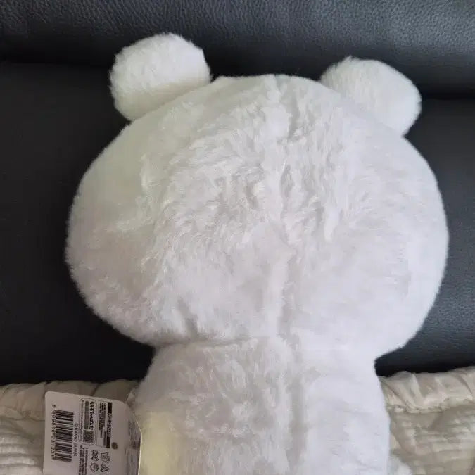 [BUNJANG] Mochimochi Panda Plush Toy White Pink Blush / 모찌모찌판다 인형 화이트 핑크 볼터치