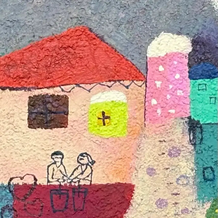 [BUNJANG] Hand-Painted Artwork Mixed Media on Canvas / 직접 그린 그림