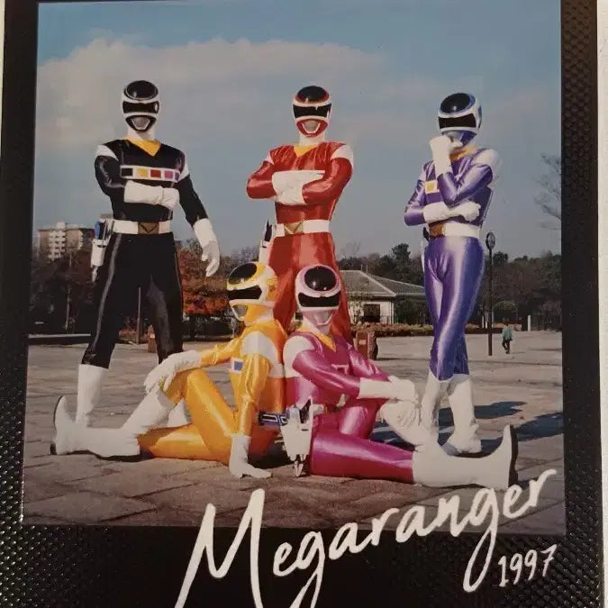 [BUNJANG] Megaranger Polaroid Photocard / 메가레인저 폴라로이드 포토카드