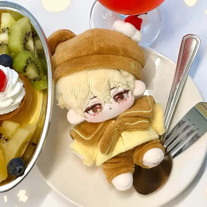 [BUNJANG] 10cm Caramel Pudding Flavor Cotton Doll Clothes / 별사탕세일러 카라멜 푸딩맛 10cm 솜옷 솜깅 옷