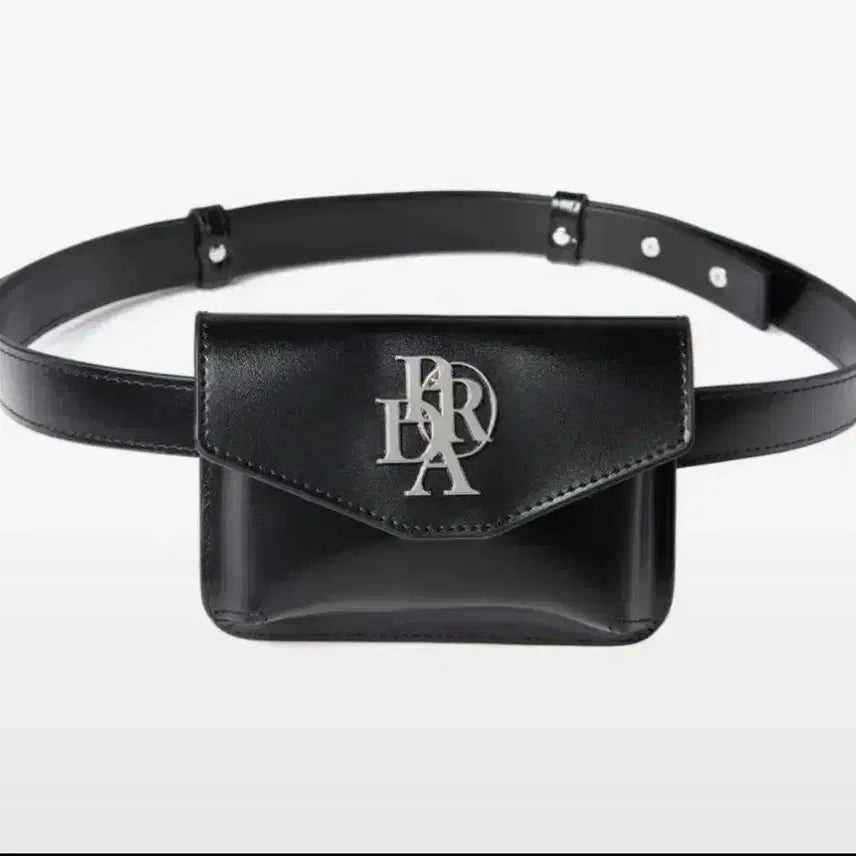 [BUNJANG] Frenda Black Leather Belt Bag / 프렌다 블랙 벨트백