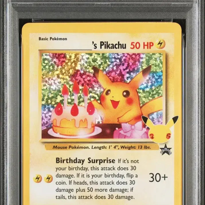 [BUNJANG] Pokemon Birthday Pikachu North American PSA 9 Graded Card / 포켓몬 카드 생일 피카츄 북미 psa9 등급