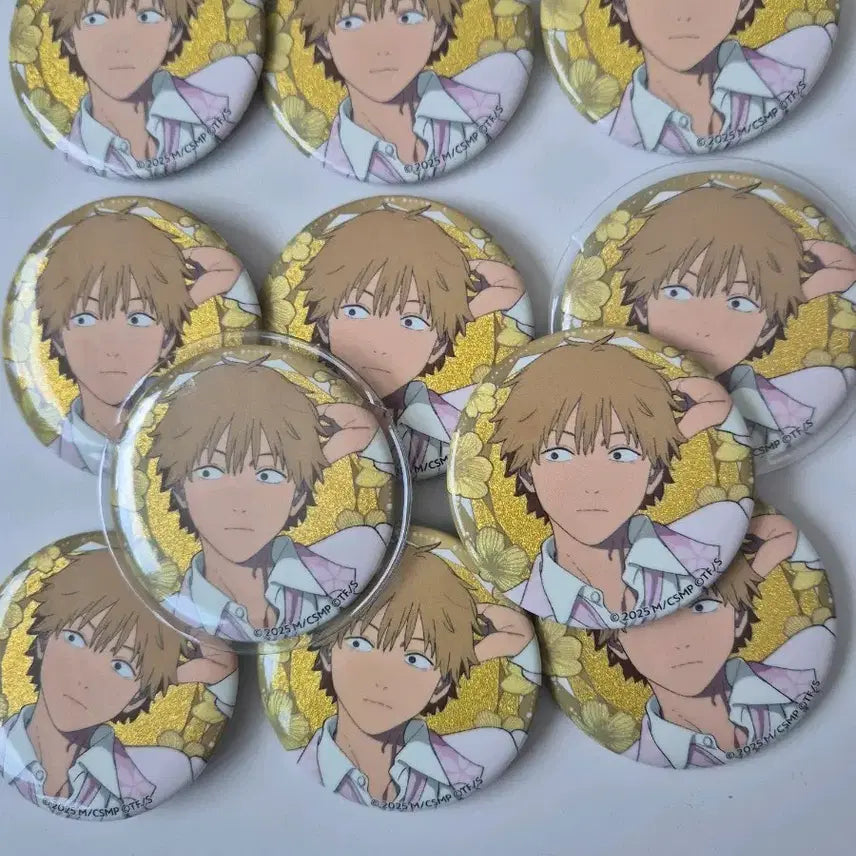 [BUNJANG] Chainsaw Man Denji Sunshine Can Badge Bundle Set / 체인소맨 덴지 선샤인 캔뱃지 일괄판매 체인소맨 덴지 캔뱃지 선샤인
