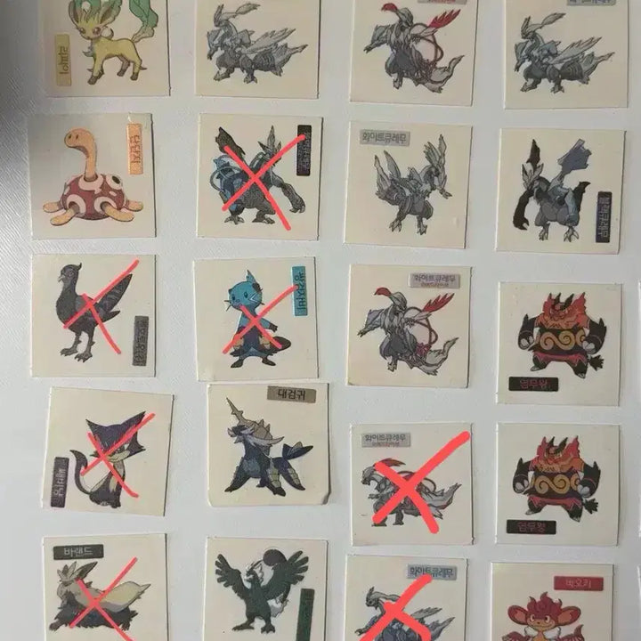 [BUNJANG] Pokemon Bread Stickers Collection / 포켓몬 빵 띠부띠부씰 모음