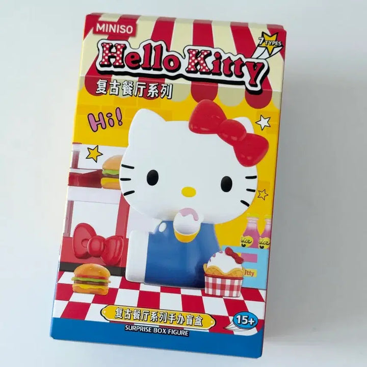 [BUNJANG] Miniso Hello Kitty Retro Diner Figure Secret / 헬로키티 복고식당 피규어 시크릿 미사용 새상품