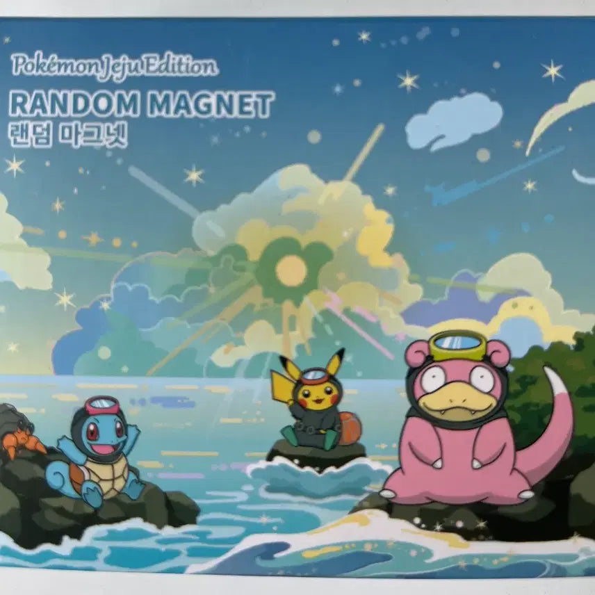 [BUNJANG] Pokemon Jeju Edition Magnet Set / 포켓몬 제주에디션 마그넷