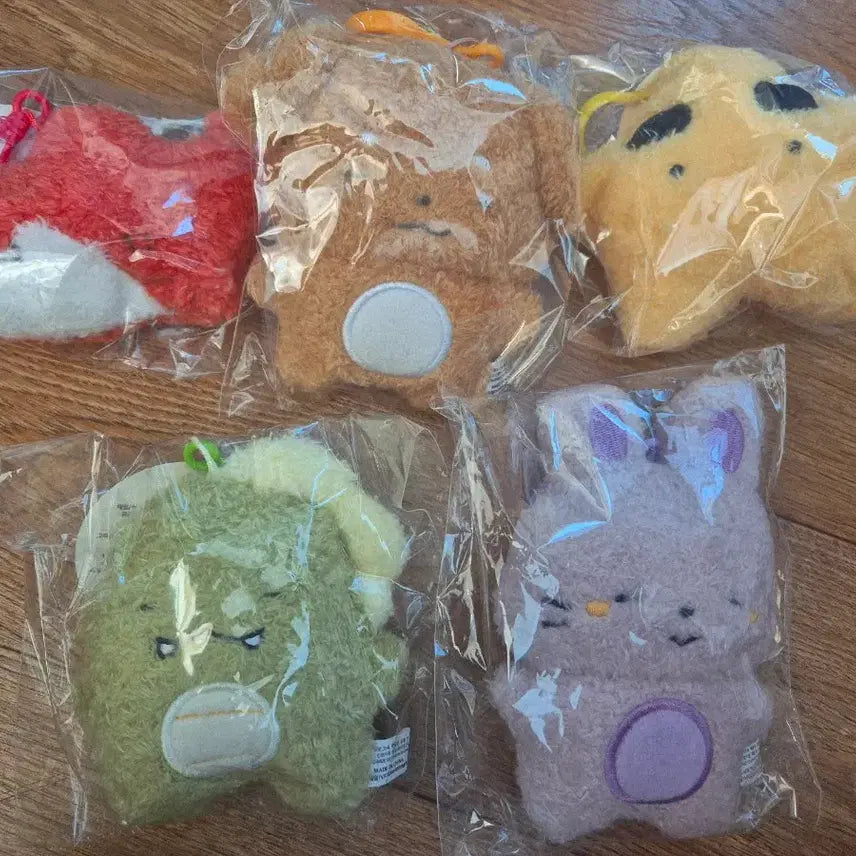 [BUNJANG] Iamnotagamer Pixelie Doll Keyring Set / 잠뜰 픽셀리 인형키링 5개 판매