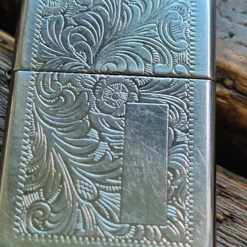 [BUNJANG] Zippo Lighter Vintage Flower Pattern / 지포 라이터 빈티지 플라워 패턴