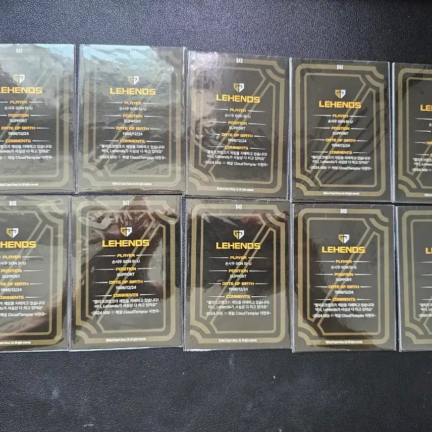 [BUNJANG] Gen.G 2024 Official Collection Card Base Re Henz Bundle Set / 2024 젠지 오피셜 컬렉션 카드 베이스 리헨즈 일괄