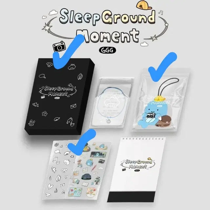 [BUNJANG] Jamtteul GGG Project Nametag, Re-ge Tag Sticker Bundle Set / 잠뜰 GGG 프로젝트 네임택 리거지택 스티커 일괄 판매