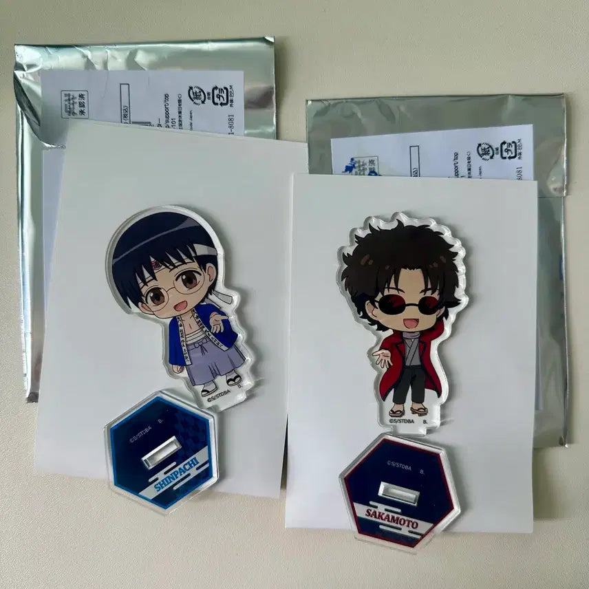 [BUNJANG] Gintama Shimaru Akagutsu Acrylic Stand - Shinpachi, Sakamoto Tatsuma / 은혼 쯔나귯또 아크릴스탠드 아크스타 - 신파치, 사카모토 타츠마