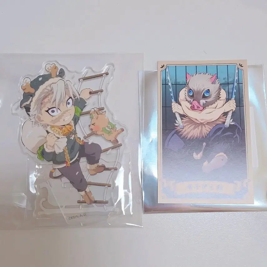 [BUNJANG] Demon Slayer Shinazugawa Sanemi Christmas Acrylic Stand / 귀멸의 칼날 귀칼 시나즈가와 사네미 크리스마스 아크릴