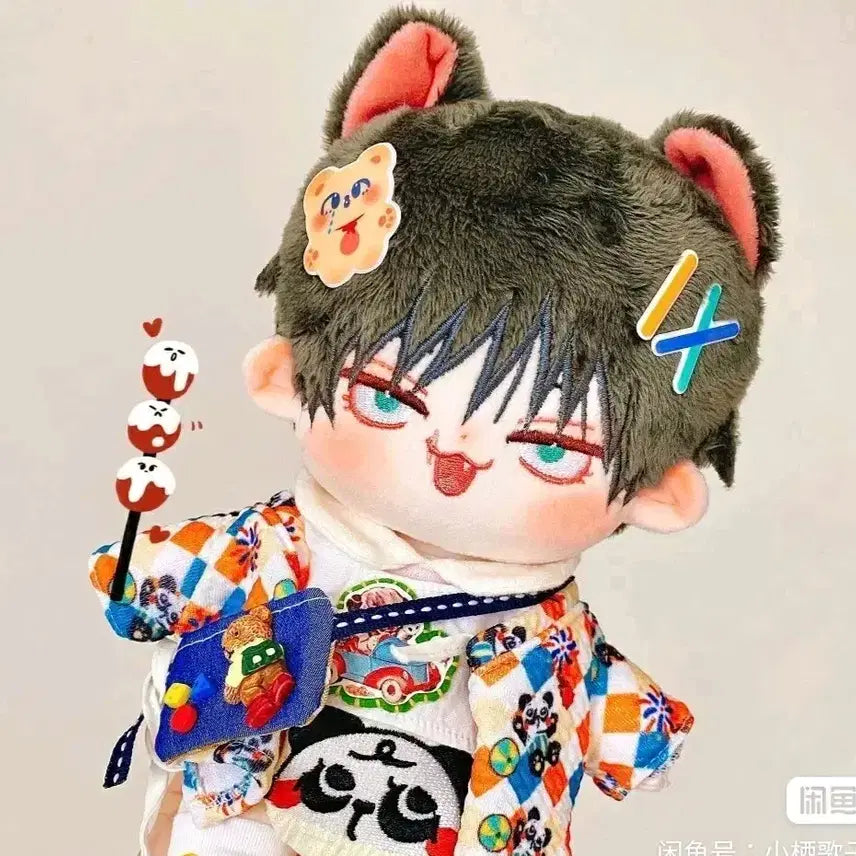 [BUNJANG] Jujutsu Kaisen Fushiguro Toji 20cm Custom Plush Doll / 20cm 주술회전 후시구로 토우지 속성 솜인형 판매