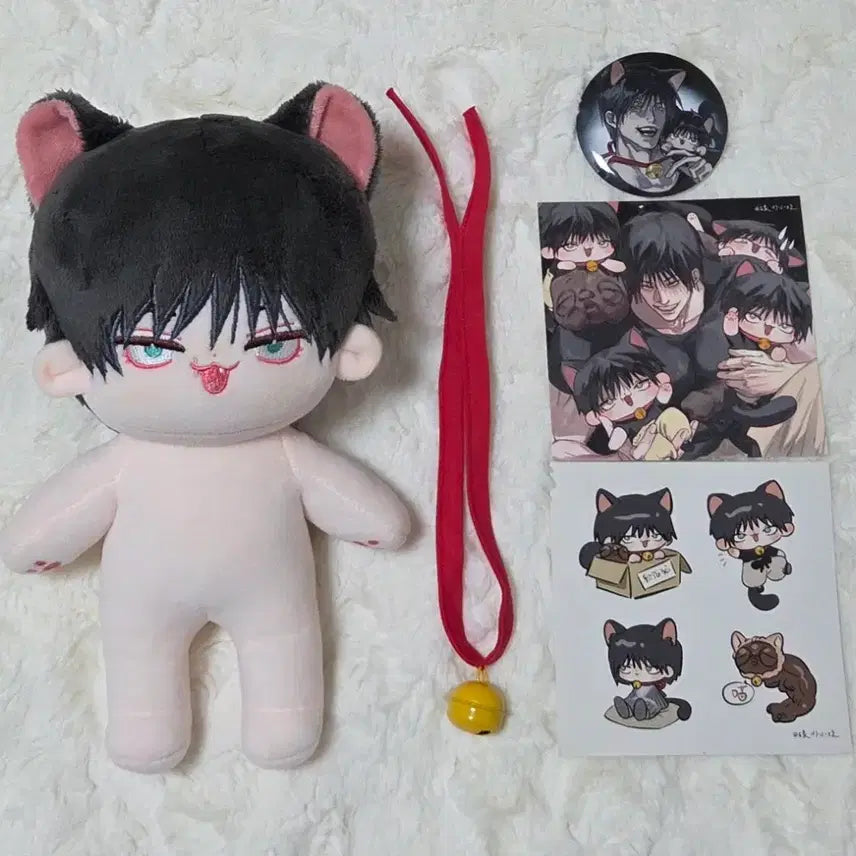 [BUNJANG] Jujutsu Kaisen Fushiguro Toji 20cm Custom Plush Doll / 20cm 주술회전 후시구로 토우지 속성 솜인형 판매