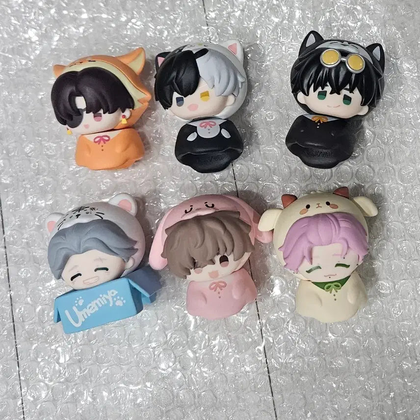 [BUNJANG] Winbre Sakura Stackup Animal Figure Bundle Set / 윈브레 사쿠라 스택업 쌓기 동물 피규어 일괄 판매