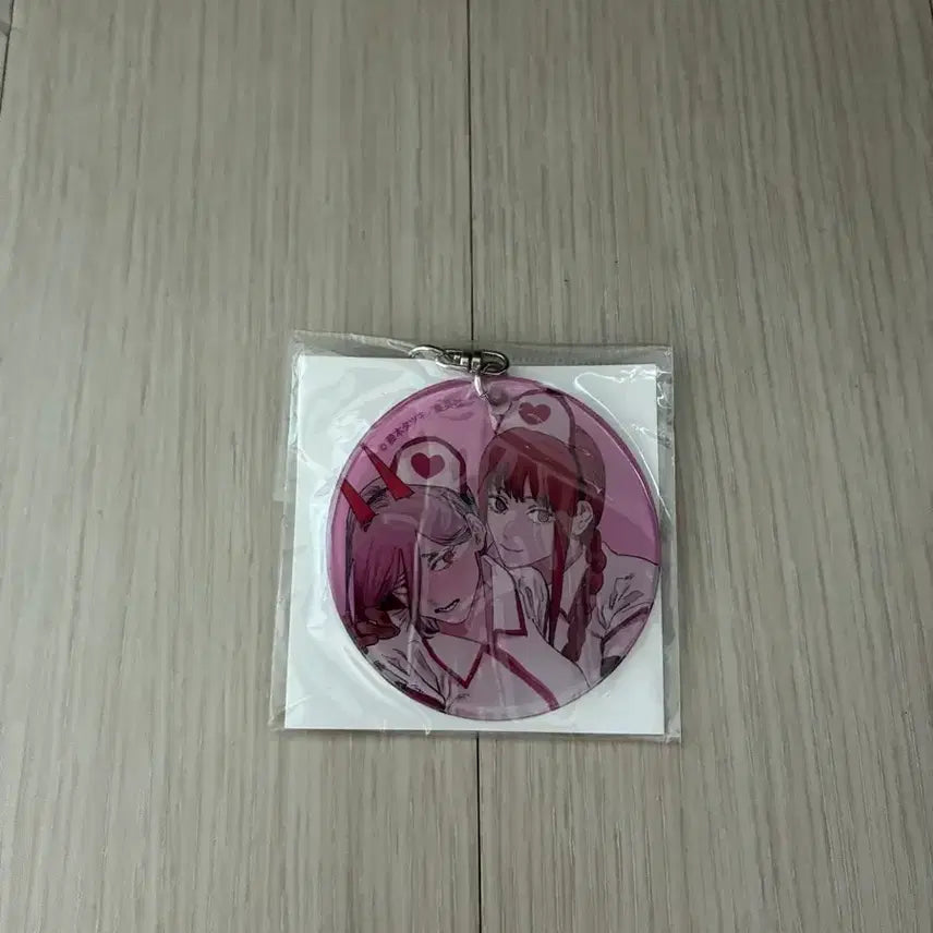 [BUNJANG] Chainsaw Man Makima Power Nurse Clear Charm Keychain / 체인소맨 클리어챰 간호사 마키마 파워 스테이터스 키링 미개봉
