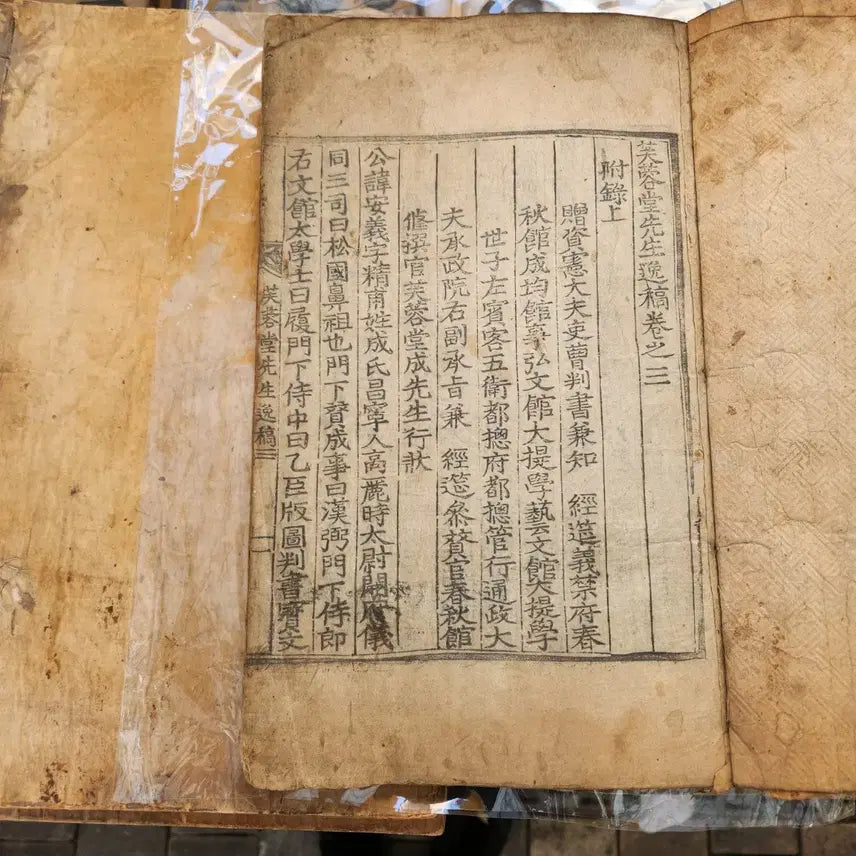 [BUNJANG] 1824 Joseon Dynasty Woodblock Print: Buyongdang Teacher&