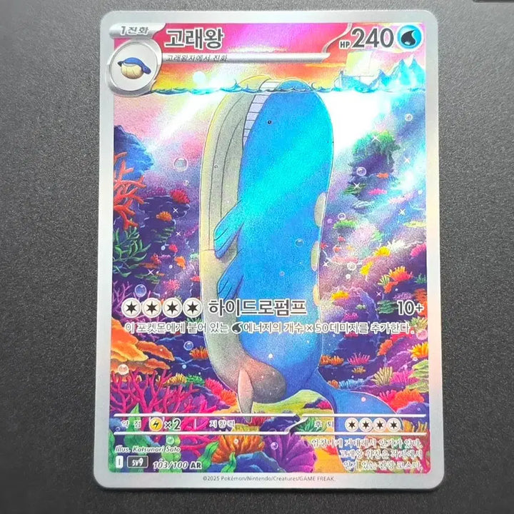 [BUNJANG] Pokemon Card Pikachu ex RR, Squirtle AR, Wailord AR Bundle Set / 포켓몬카드 피카츄ex rr,이상해씨 AR 2장 일괄